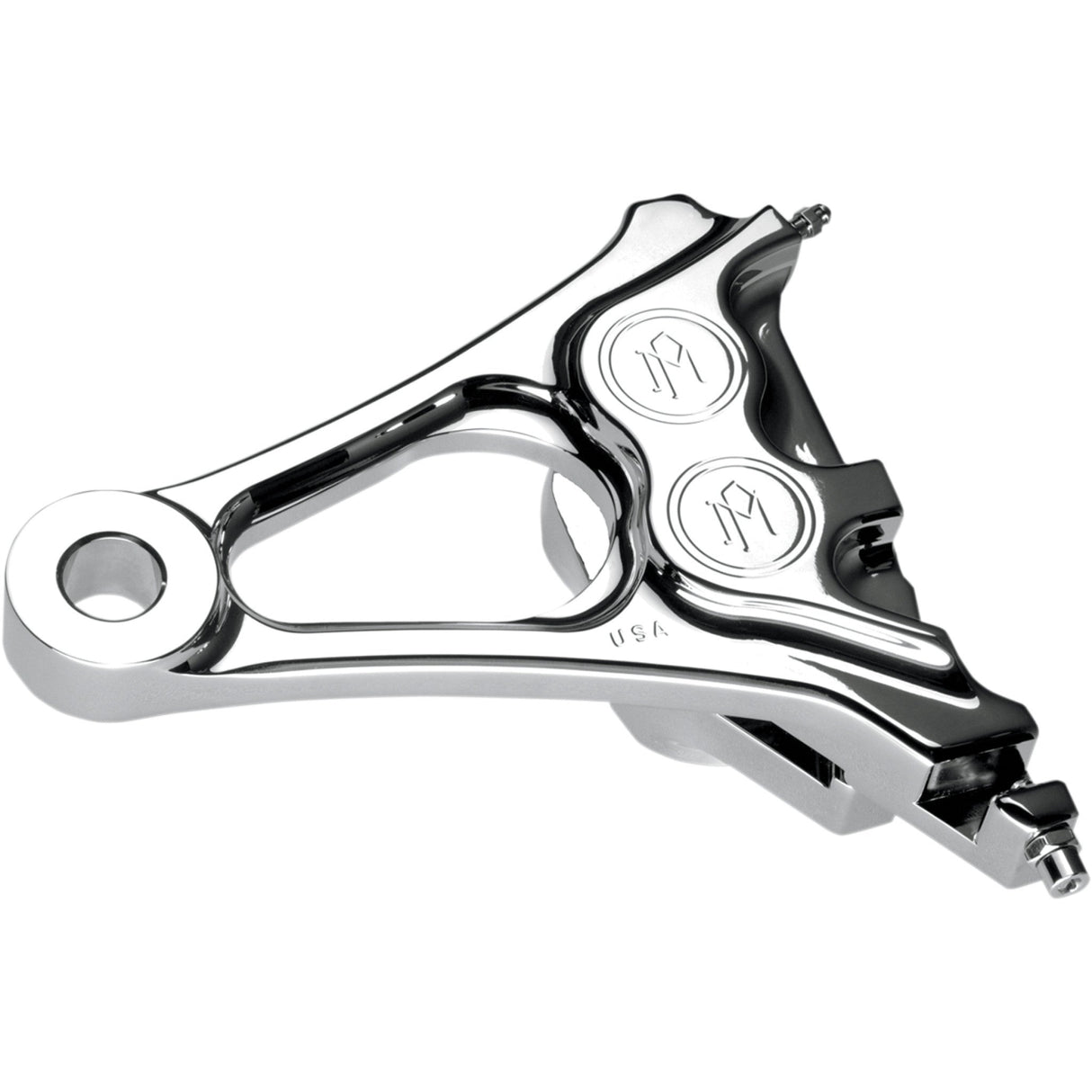 Performance Machine Brake Caliper Kit - 1256-0077-CH For Harley Softail 2008-2017