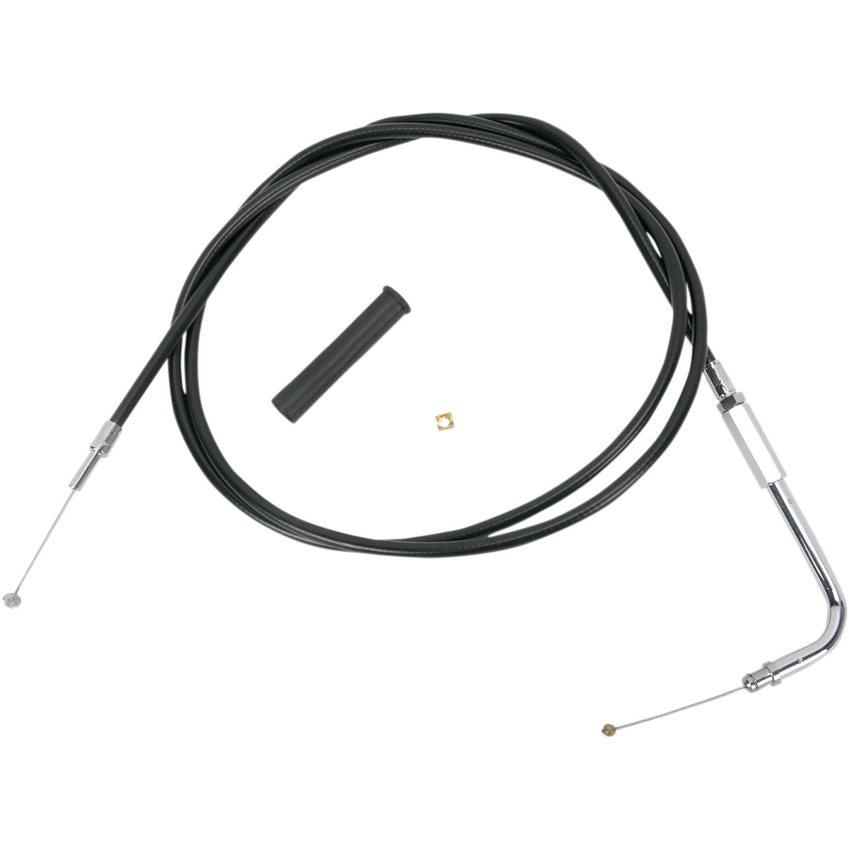 DRAG SPECIALTIES Black Vinyl Cable Throttle