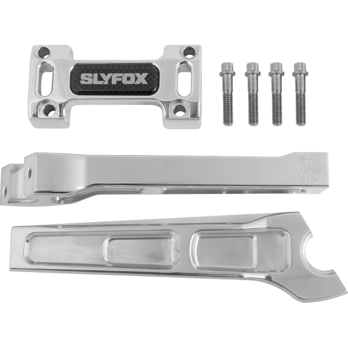 SLYFOX 0602-1526 SF-1001-08-R Handlebar Riser Kit straight - 1" clamping - 8" rise - raw