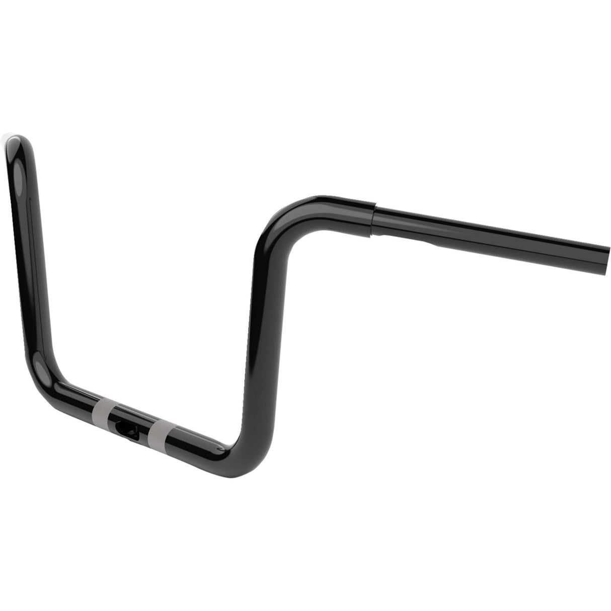 LA Choppers Twin Round Handlebar 10" Black - LA-7324-10B For Harley Road Glide 2015-2023