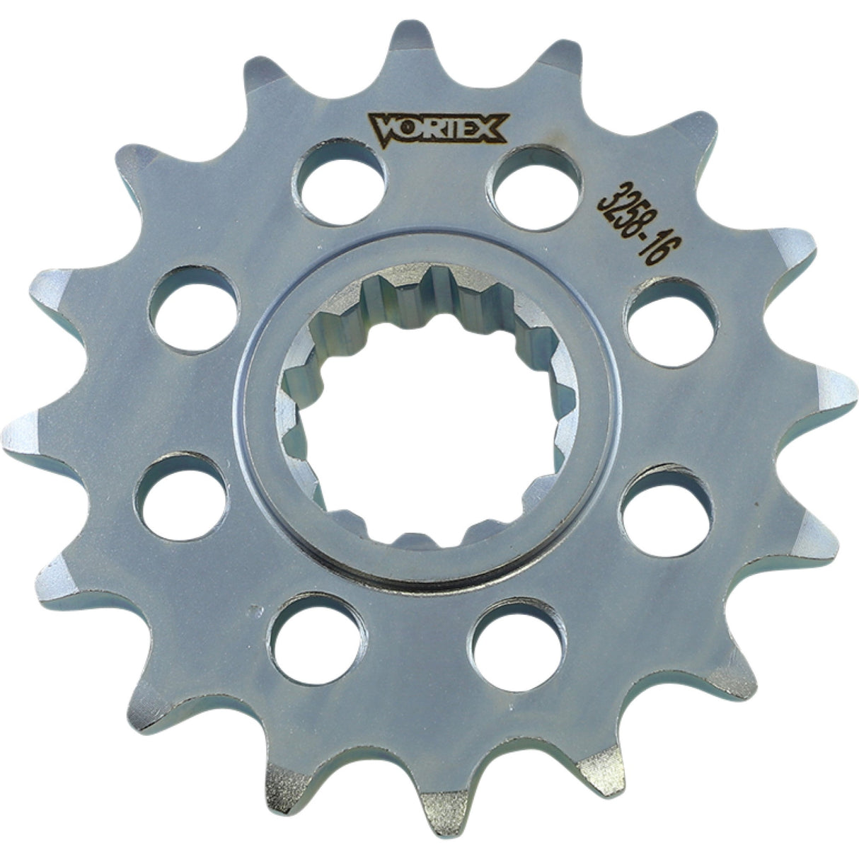 VORTEX 1212-0724 3258-16 Steel Countershaft Sprocket Front Sprocket - 16 Tooth
