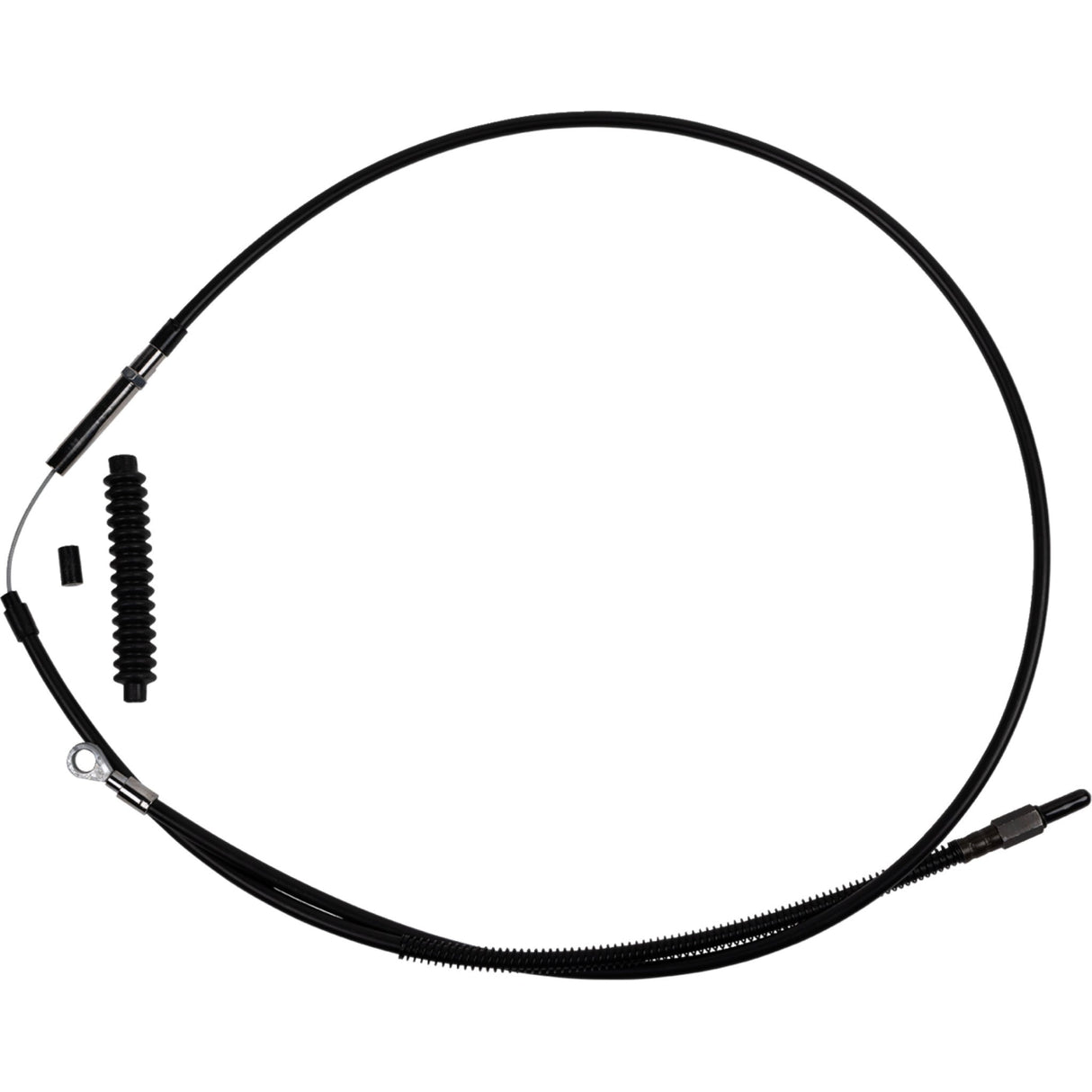 Barnett High-Efficiency Black Vinyl Clutch Cable +6" Size - 101-30-10068-6 For Harley Touring 2021-2025
