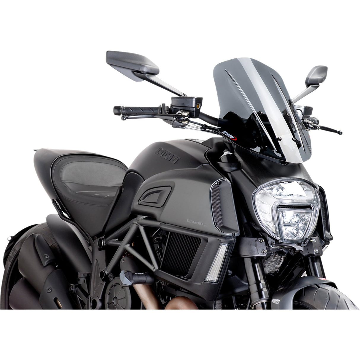 Puig Hi-Tech Parts New Generation Windshield - 7570F Ducati Diavel 2014-2018