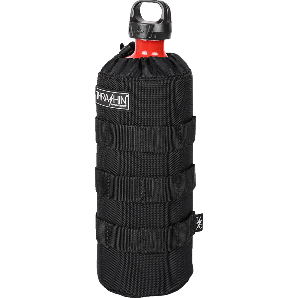 THRASHIN SUPPLY CO. 3550-0415 TSB-00-13 Bottle Holster Holster Molle Bottle - Black
