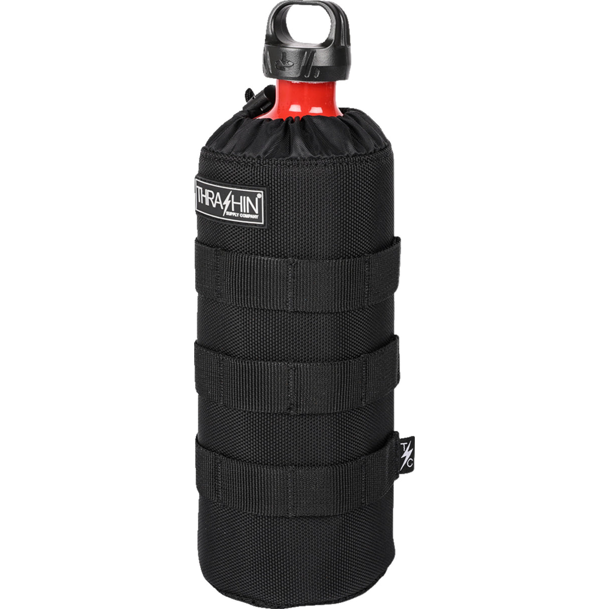 THRASHIN SUPPLY CO. 3550-0415 TSB-00-13 Bottle Holster Holster Molle Bottle - Black