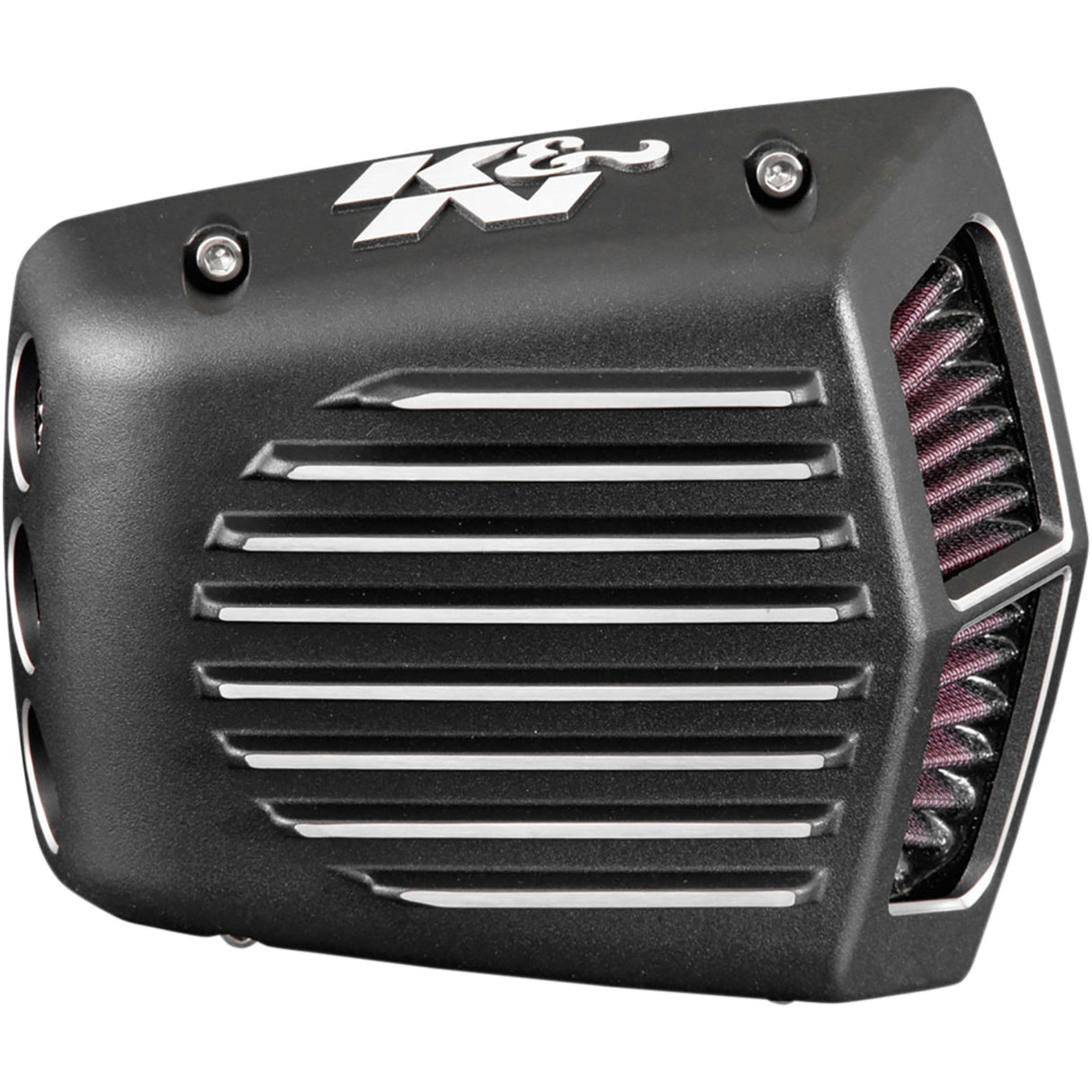 K & N 1010-2290 RK-3955 Street Metal Air Intake Kit shaker - black - m8