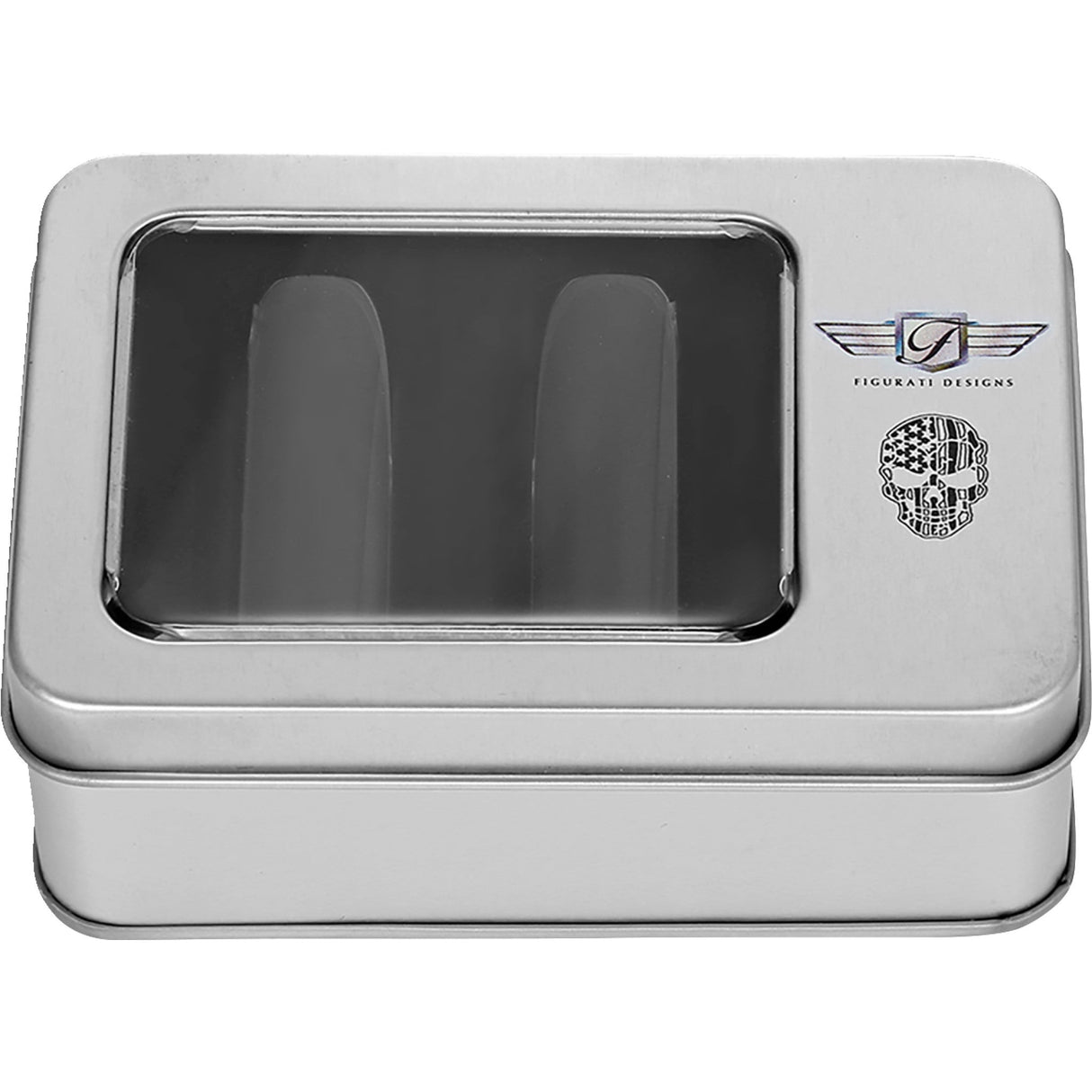 FIGURATI DESIGNS 3550-0344 FD27-DC-2545-BK Docking Covers american flag skull - contrast cut - black