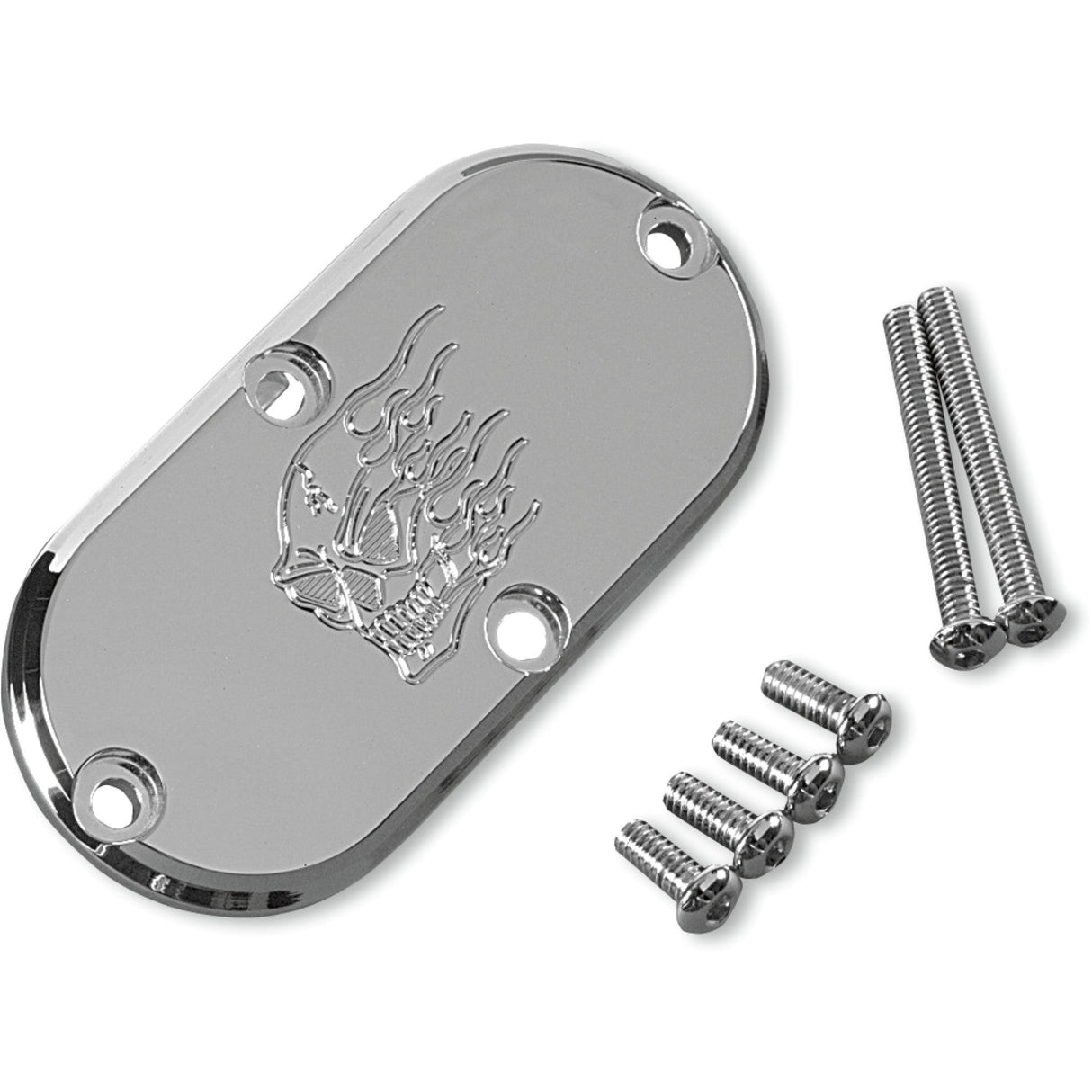 Joker Machine Billet Inspection Cover Hothead Chrome Machined - 921016HHC For Harley 1980-2006