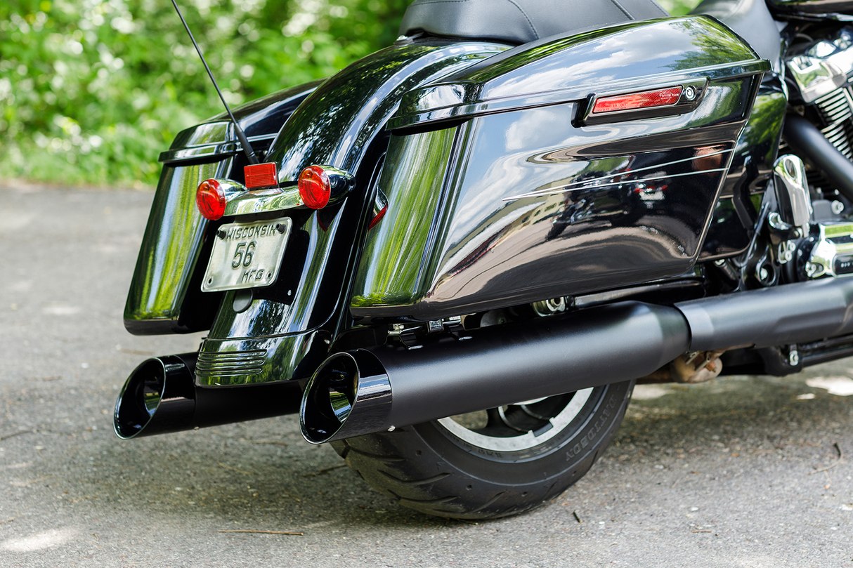 4-1/2" Black MK45 Cutlass Performance Mufflers - 1801-1493