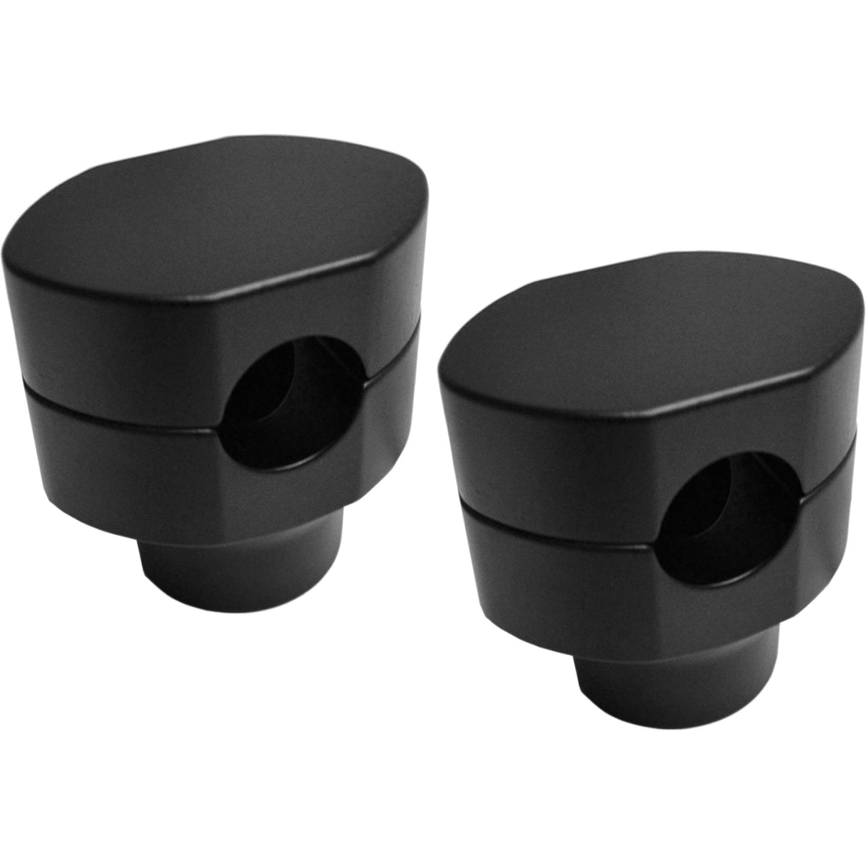 LA CHOPPERS 0602-0799 LA-7410-02M Springer Handlebar Riser Kit - Risers - Paughco Springer - Flat Black