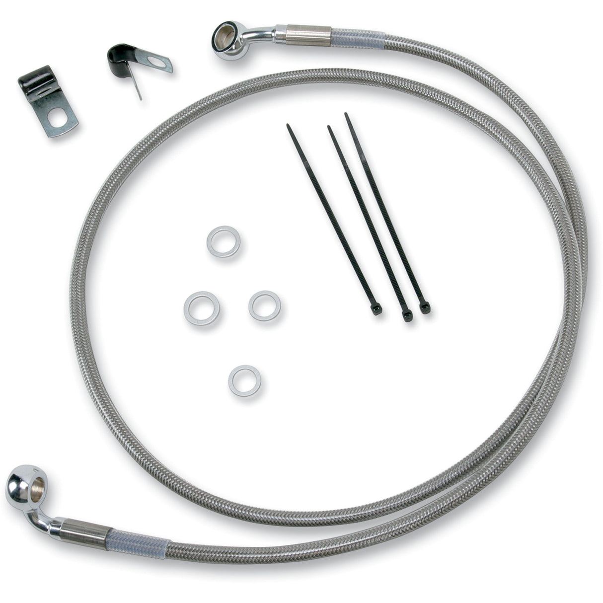 DRAG SPECIALTIES Stainless Steel Brake Line Kit Front