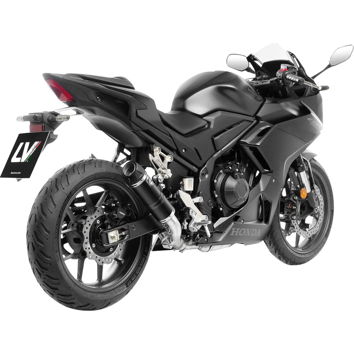 LEOVINCE 1811-4995 15506EBU GP Corsa EVO Slip-On Muffler black - cb/cbr 500 f/r/x