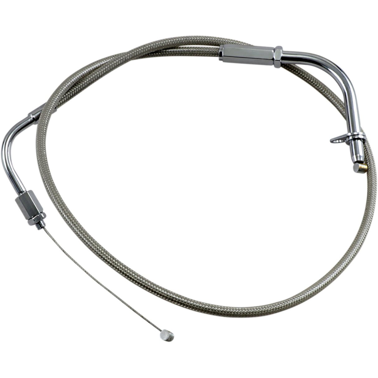 MOTION PRO 0650-0421 65-0284 Armor Coat Stainless Steel Throttle/Idle Cable for Cruisers pull - yamaha