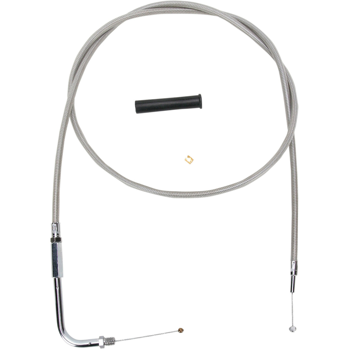 DRAG SPECIALTIES Stainless Braided Throttle Cable