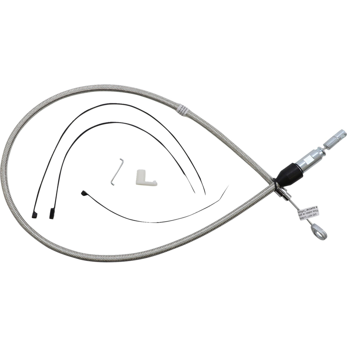 MAGNUM SHIELDING 0652-2487 52342HE Polished Stainless Quick Connect Upper Clutch Cable