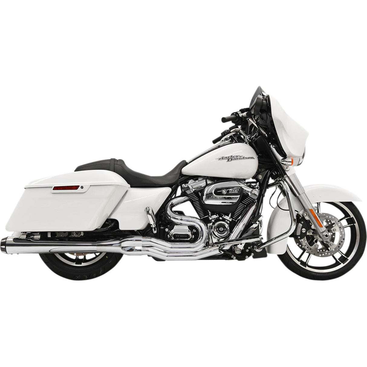 Bassani Xhaust Road Rage 2-Into-1 Exhaust System - 1F51R For Harley Touring 2017-2026