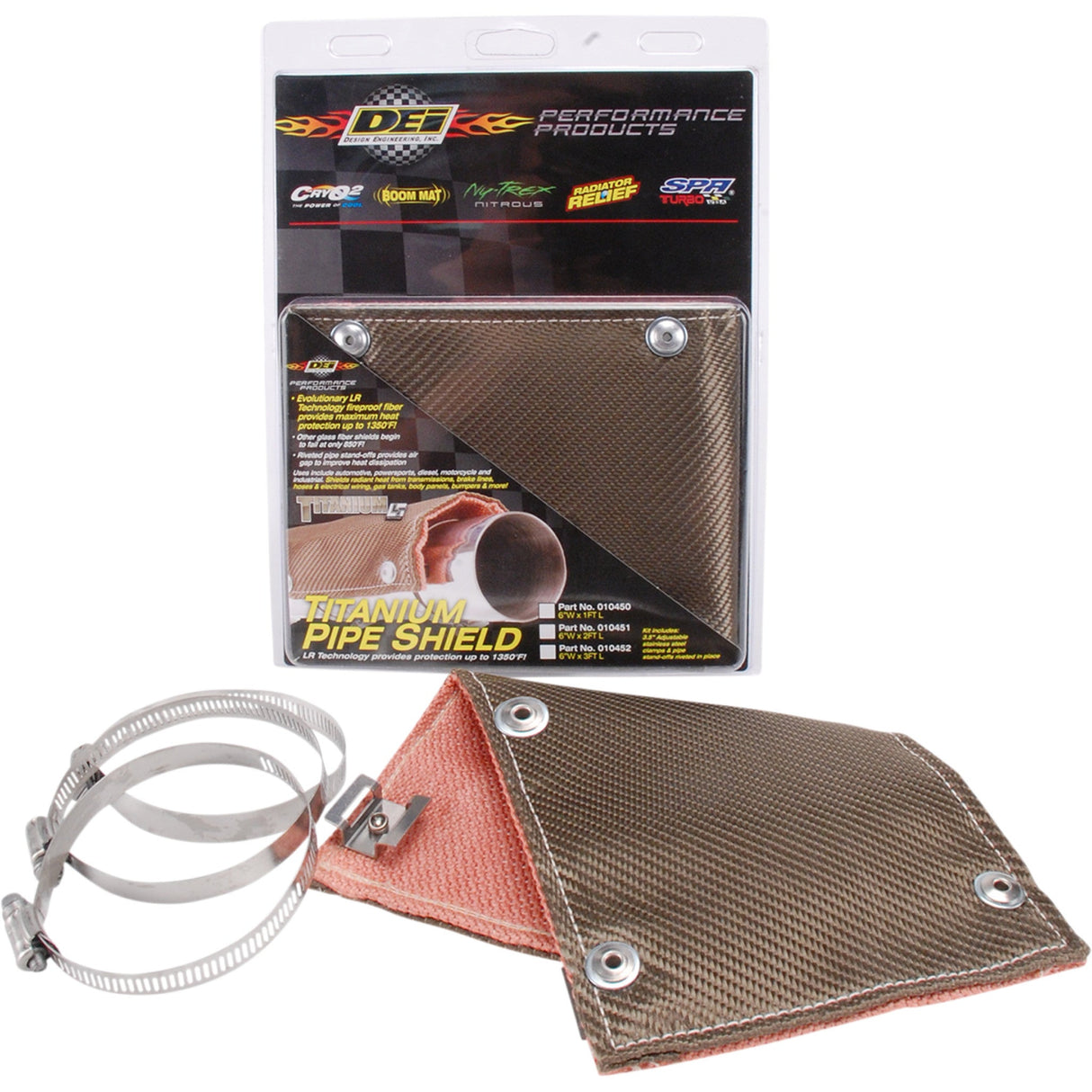 DEI 1861-1565 010450 Flexible Heat Shield 6" x 12"