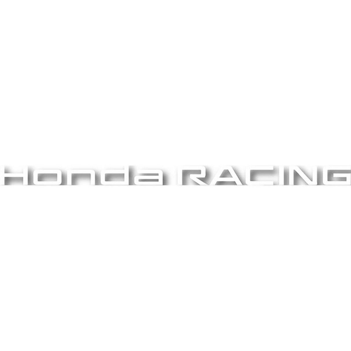 FACTORY EFFEX 4320-2623 28-94308 Die-Cut Logo Decal Die-Cut Decal - 3' - Honda Racing White