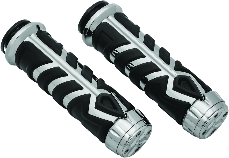 Kuryakyn 5752 Spear Grips For Indian Chrome