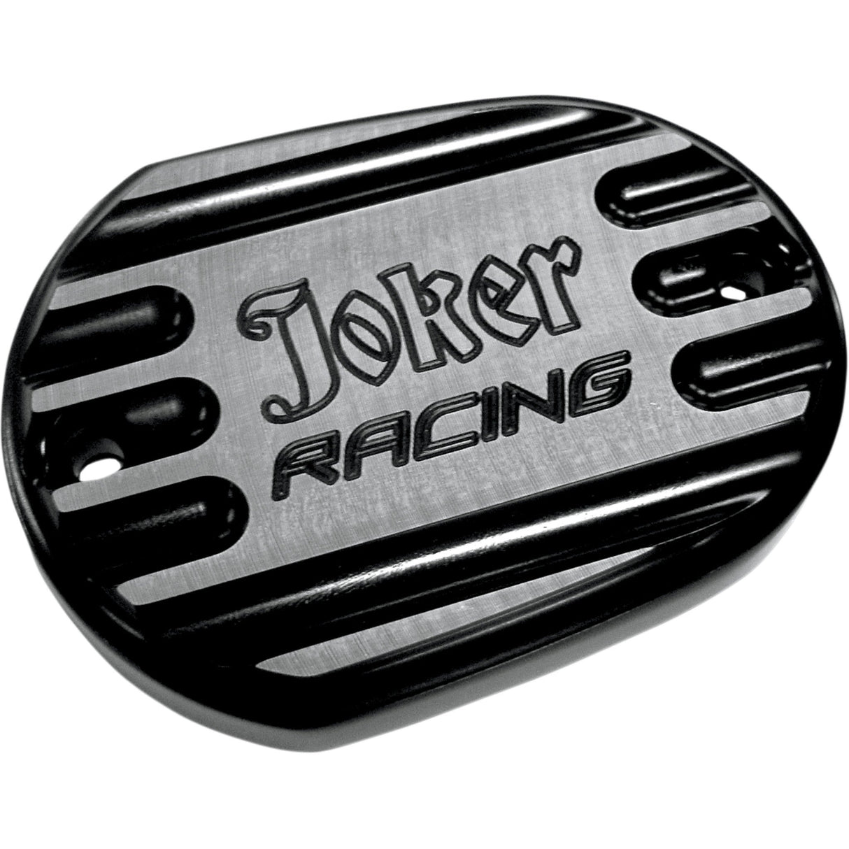 Joker Machine Front Brake Master Cylinder Cover Joker Logo Black - 10-381B For Harley Sportster 2006-2022