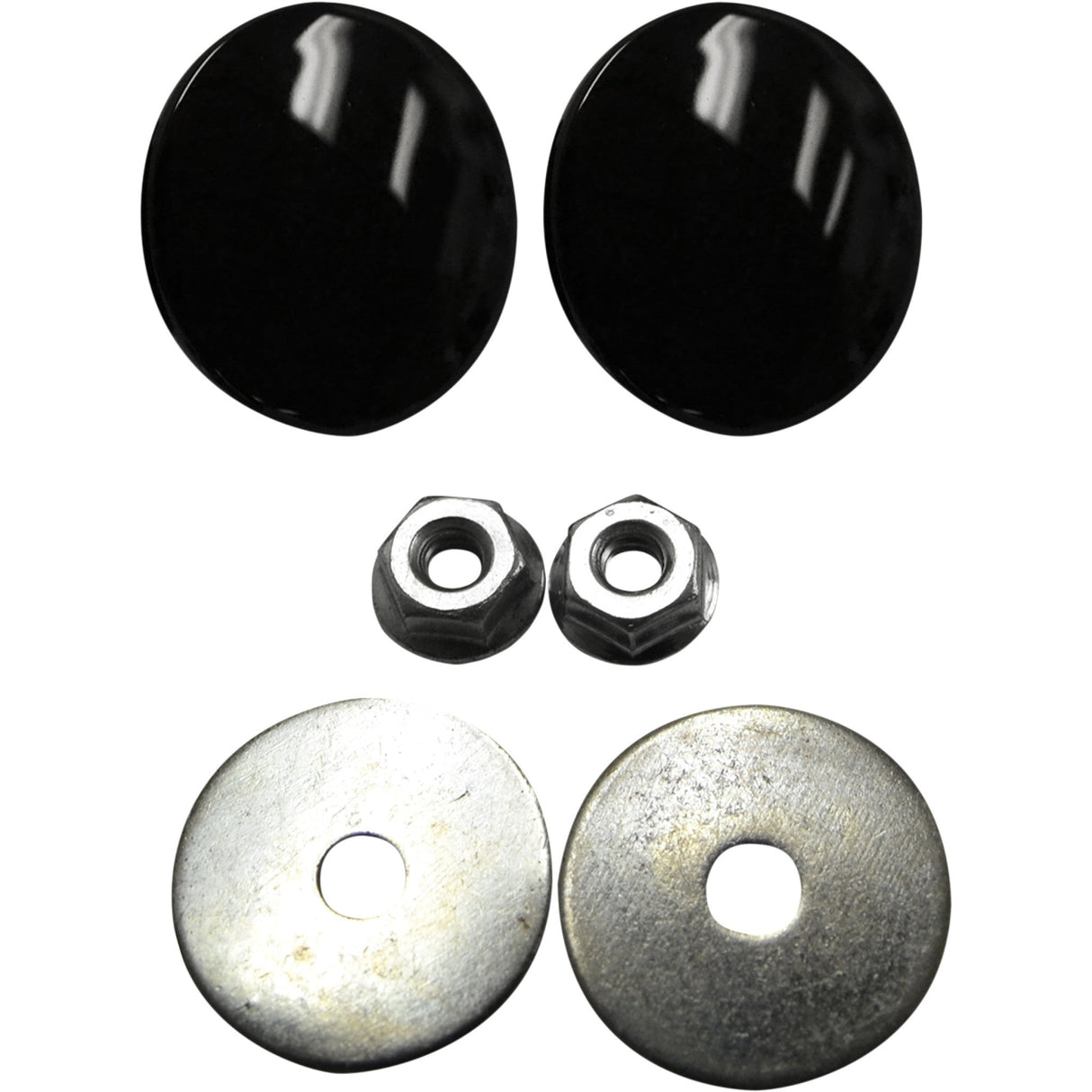 LA Choppers Fairing Mirror Hole Plugs Black - LA-9001-00B For Harley Motorcycles 1996-2022