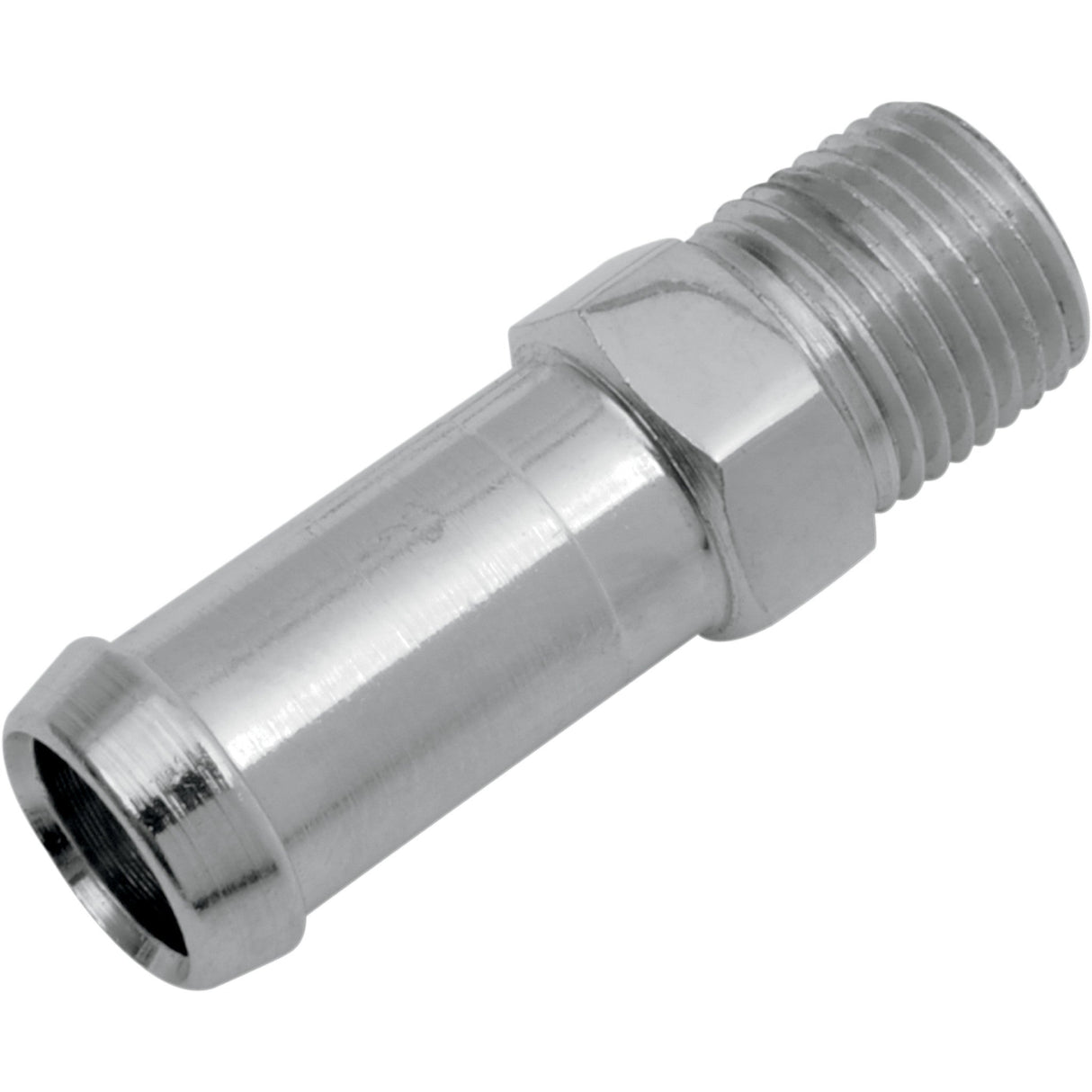 GARDNER-WESTCOTT DS-245274 7-90TD-6X2 Hose and Tank Fitting Male - Straight 3/8" - 1/8" NPT - Chrome