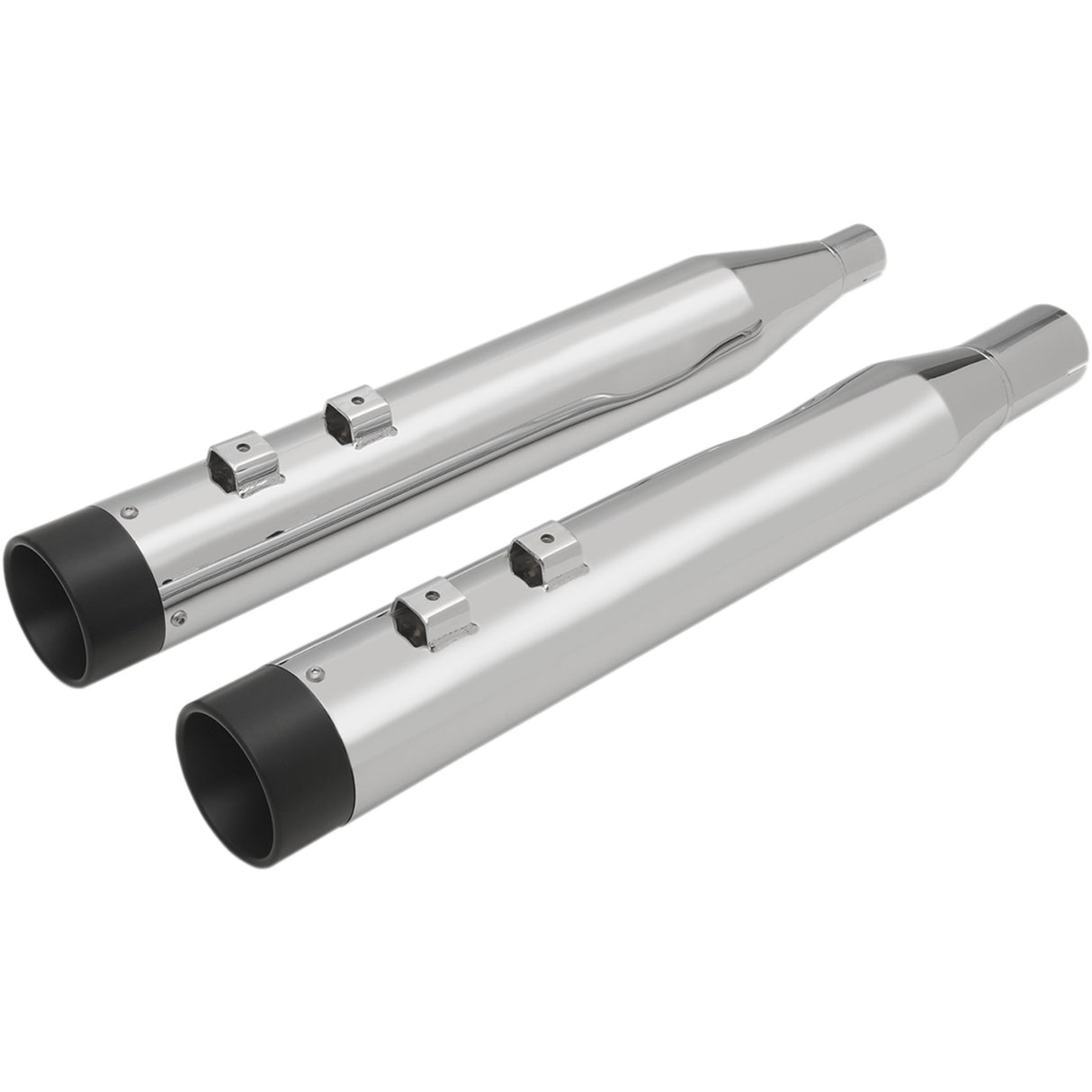 DRAG SPECIALTIES 4" Slip-On Mufflers with Billet End Caps