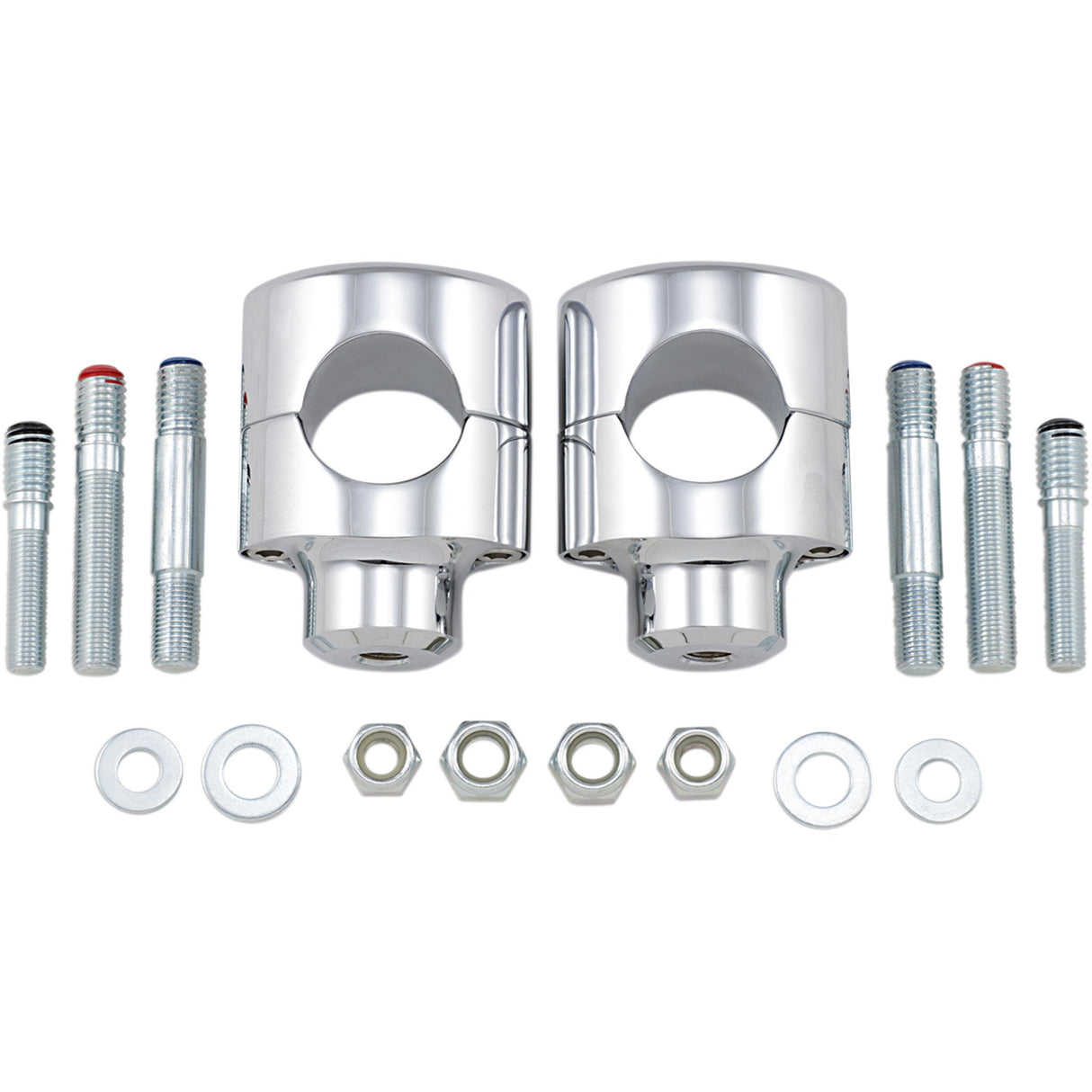 Drag Specialties Big Buffalo Handlebar Risers 1-1/2" Chrome For Suzuki Motorcycles 2005-2019 | Yamaha Motorcycles 1998-2017 | Honda VTX1300R 2005-2009