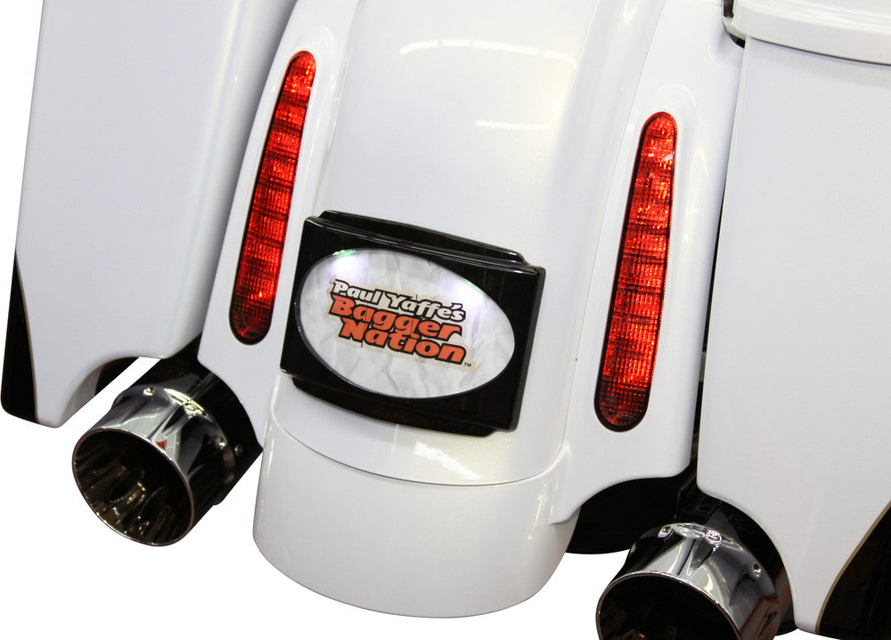 Paul Yaffe Bagger Nation Stealth 3 Frame With Light Black ` CVO FLH T - USLP3-B For Harley Touring 1998-2019