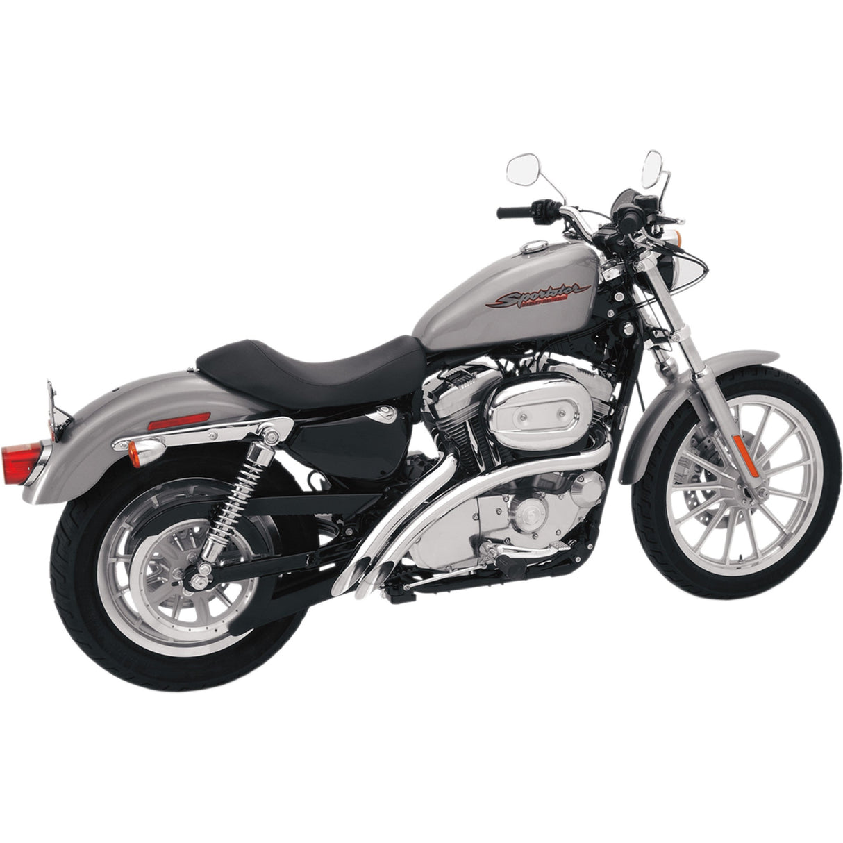 Bassani Xhaust Radius Sweeper 2-Into-2 Exhaust System - XL4-FF12CL For Harley Sportster 2007-2013
