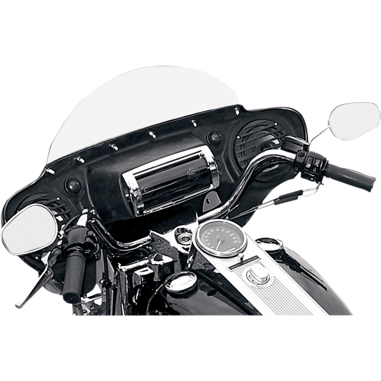 Hoppe Industries Sportzilla Fairing With Stereo Receiver With CD Player - HPKT-0003A For Harley Road King 1994-2025