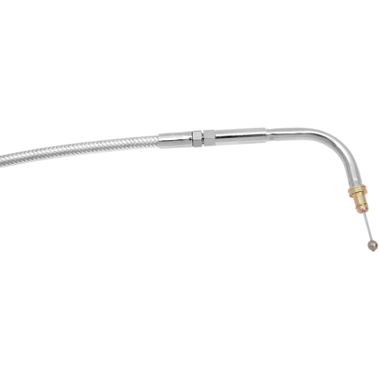 MAGNUM SHIELDING 0651-0422 5428 Polished Stainless Steel Braided Throttle/Idle Cable - Cruise