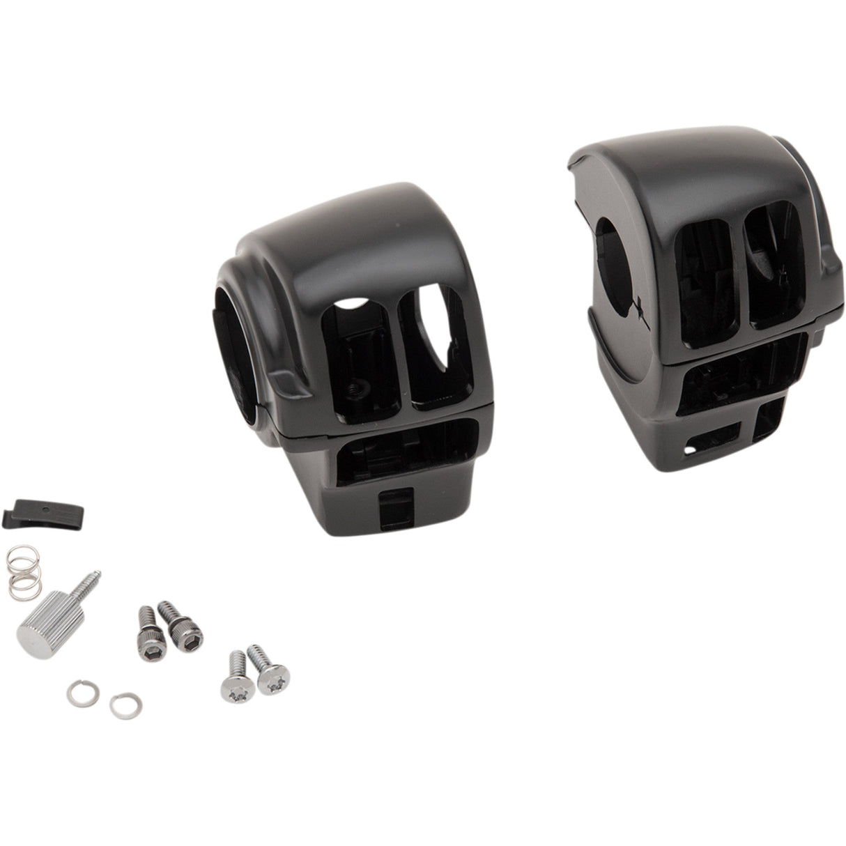 DRAG SPECIALTIES 0616-0356 Handlebar Switch Housing Kit Switch Housing - Matte Black