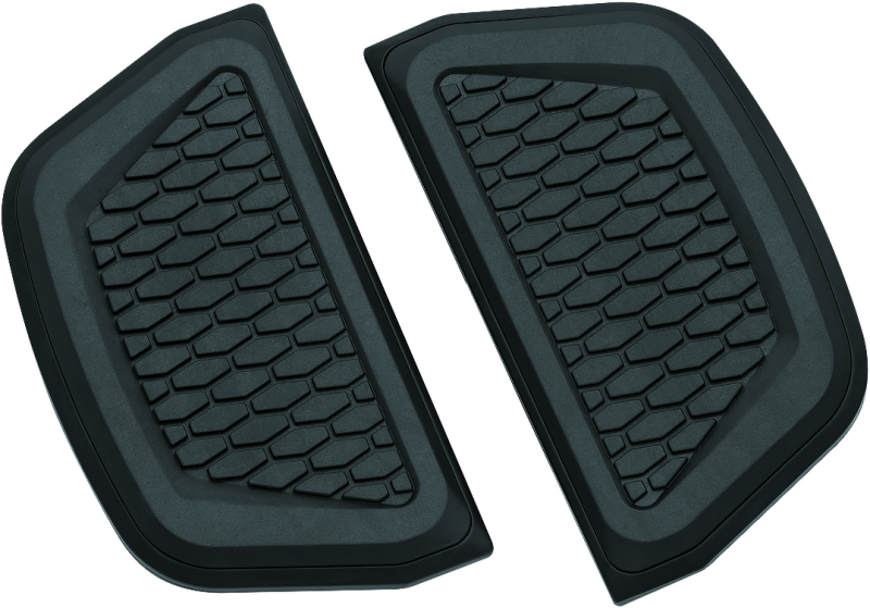 Kuryakyn 5903 Hex Passenger Board Inserts Black