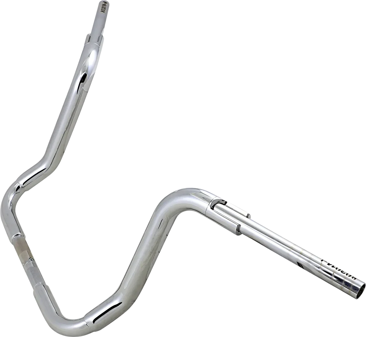 1-1/2" EZ Install Rounded Top Handlebar - Chrome 14" - Electra, Street & Tri Glide 2006-2020 (CVO & Police)