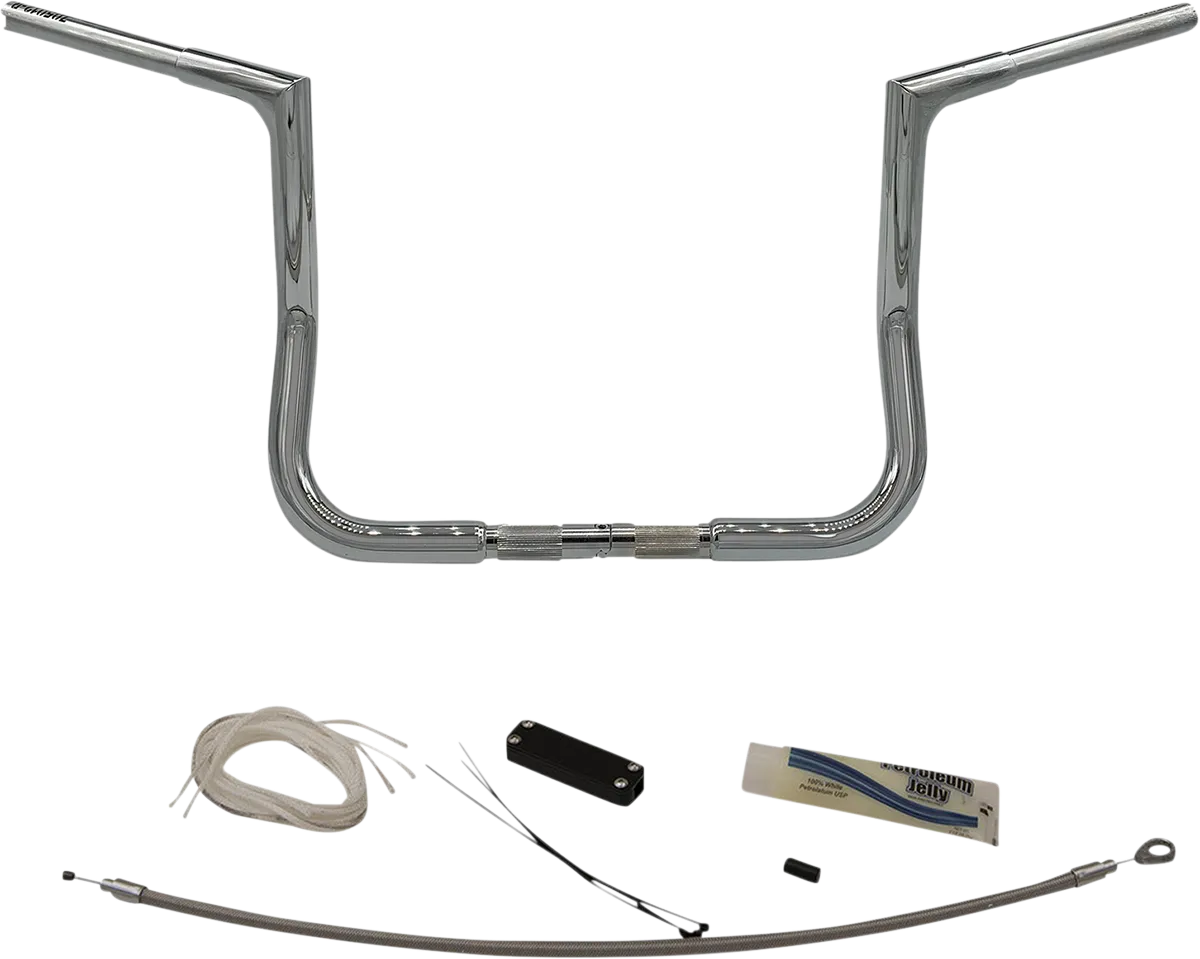 1-1/4" EZ Install Flat Top Handlebar Kit - Electra, Street & Tri Glide 2008-2013