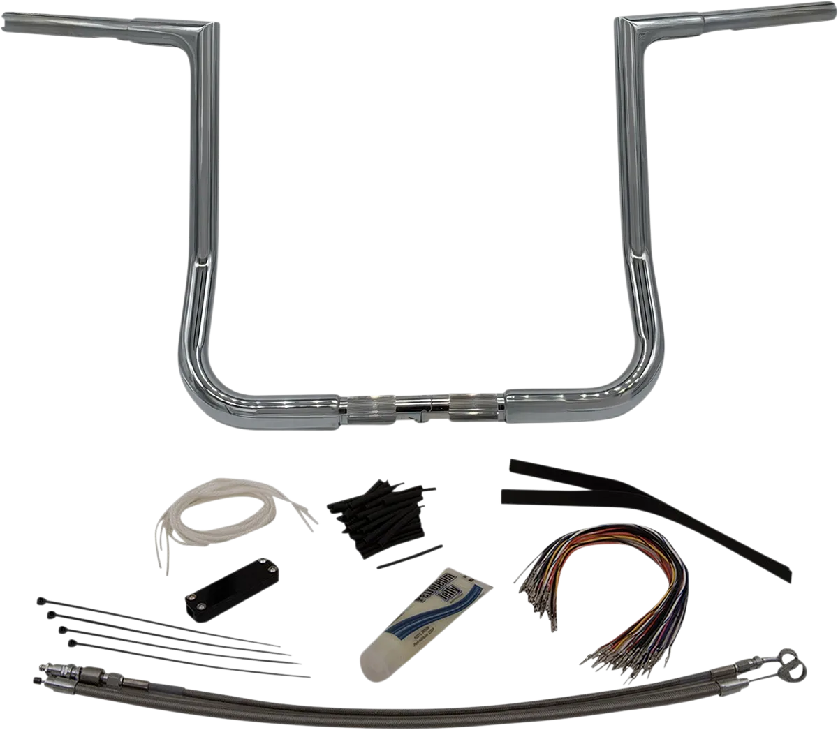 1-1/4" EZ Install Flat Top Handlebar Kit - Electra, Street & Tri Glide 2008-2013