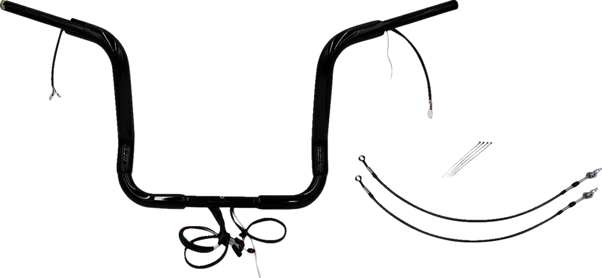 EZ Install Wired 1-1/2" Round Top Handlebar Kit - Electra, Street & Tri Glide 2014-2015