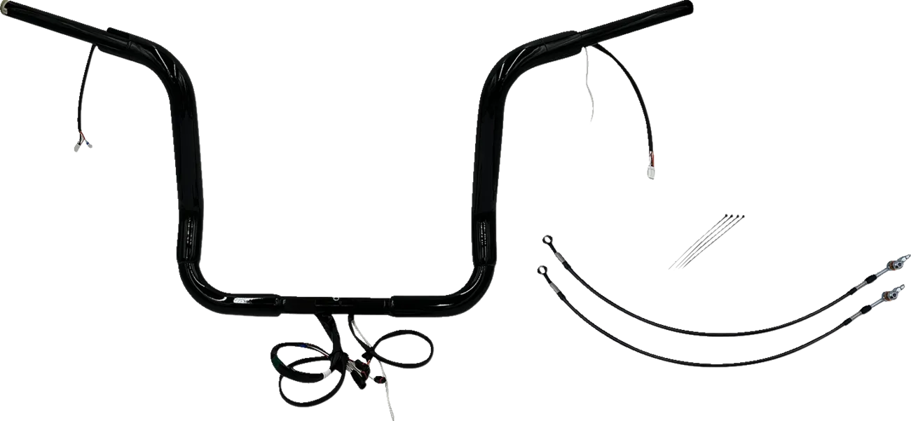 EZ Install Wired 1-1/2" Round Top Handlebar Kit - Electra, Street & Tri Glide 2014-2015