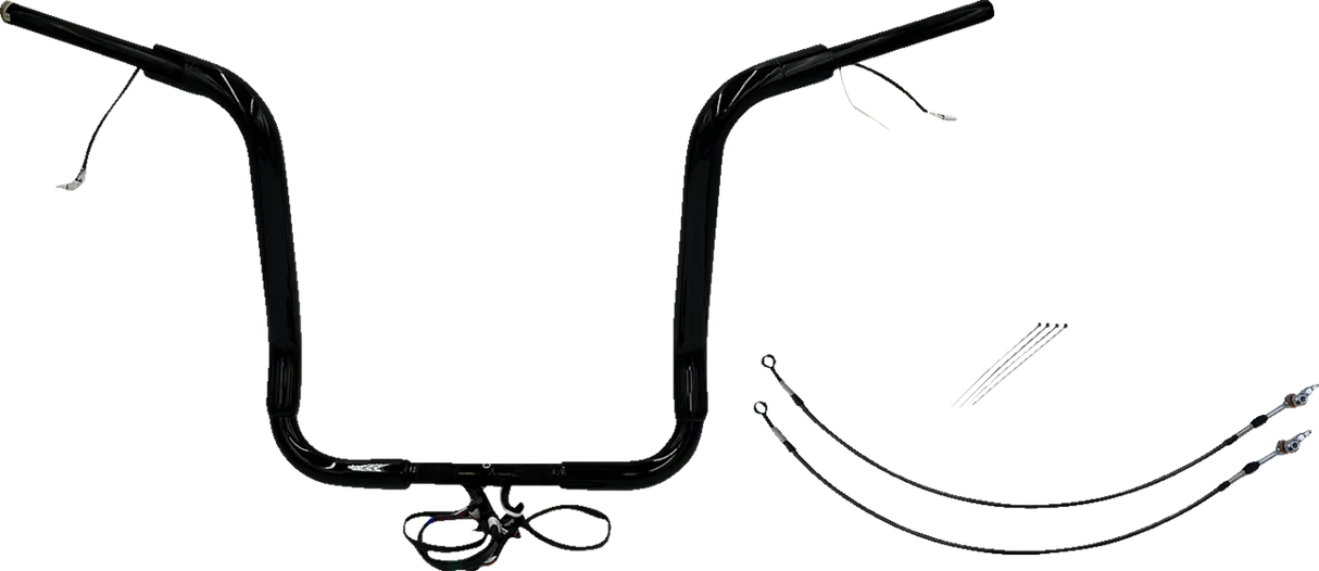 EZ Install Wired 1-1/2" Round Top Handlebar Kit - Electra, Street & Tri Glide 2014-2015