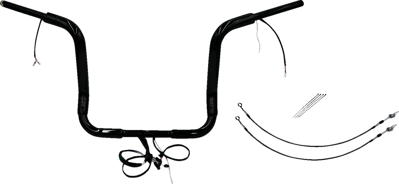 EZ Install Wired 1-1/2" Round Top Handlebar Kit - Electra, Street & Tri Glide 2016-2020