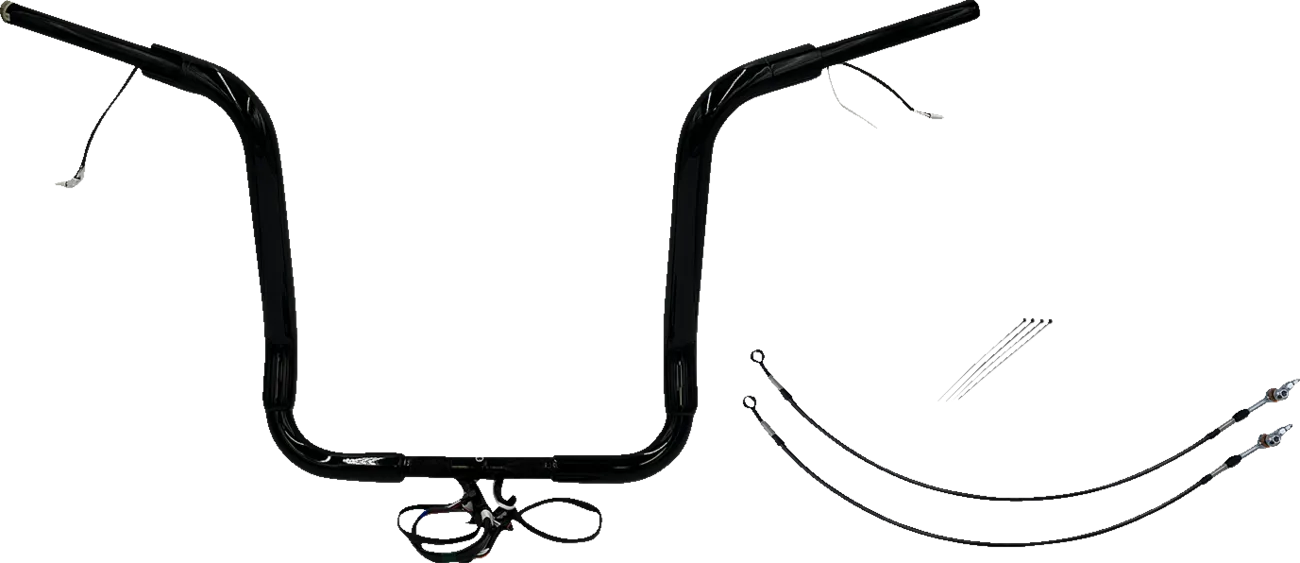 EZ Install Wired 1-1/2" Round Top Handlebar Kit - Electra, Street & Tri Glide 2016-2020