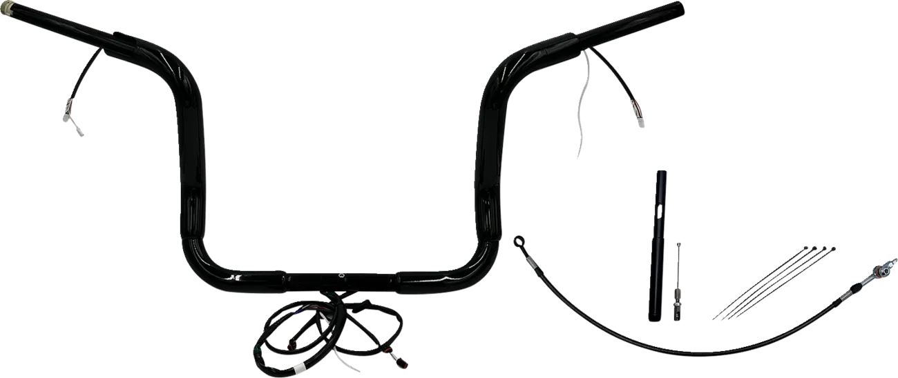 EZ Install Wired 1-1/2" Round Top Handlebar Kit - Electra, Street & Tri Glide 2021-2022