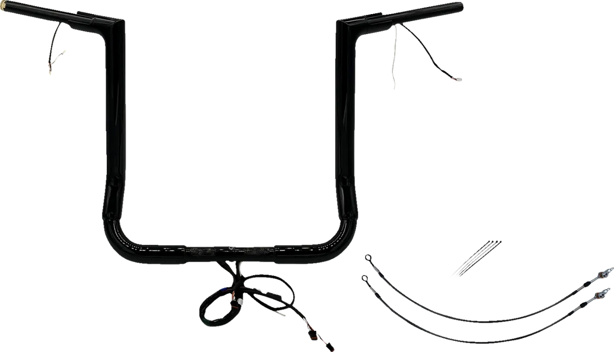 EZ Install Wired 1-1/2" Flat Top Handlebar Kit - Electra, Street & Tri Glide 2016-2020