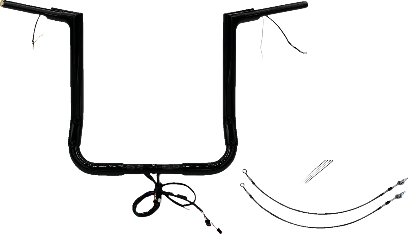 EZ Install Wired 1-1/2" Flat Top Handlebar Kit - Electra, Street & Tri Glide 2016-2020