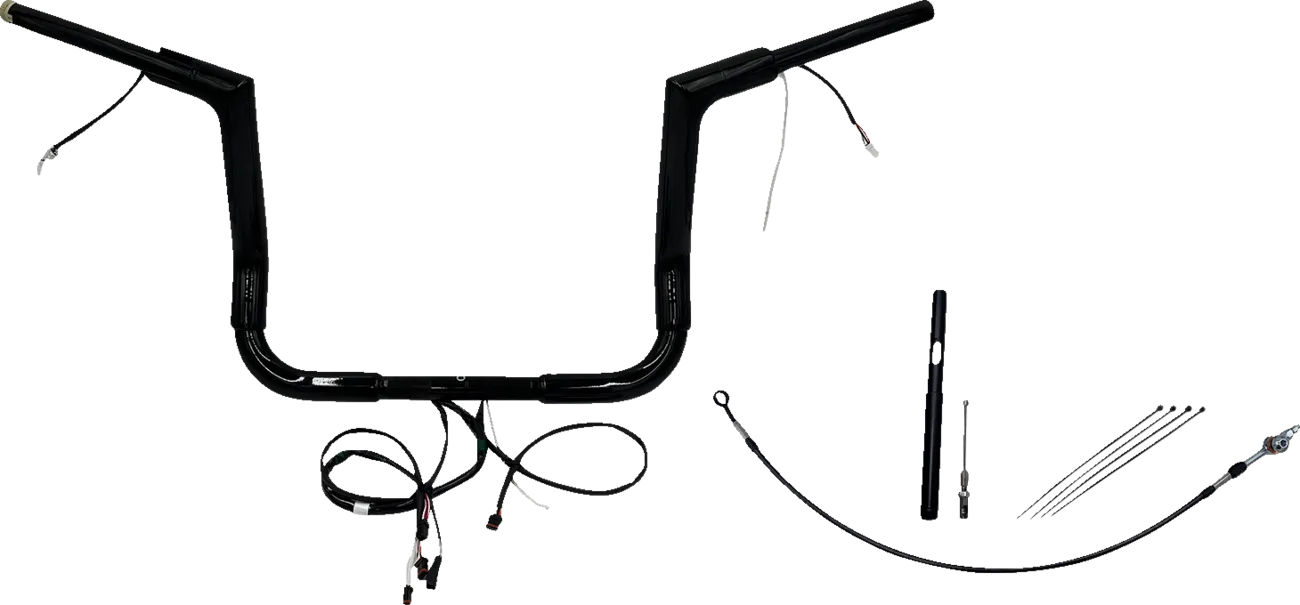 EZ Install Wired 1-1/2" Flat Top Handlebar Kit - Electra, Street & Tri Glide 2021-2022