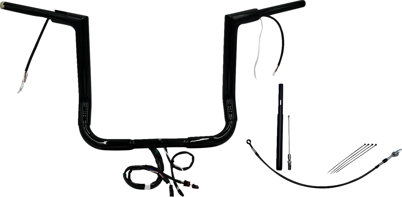EZ Install Wired 1-1/2" Flat Top Handlebar Kit - Electra, Street & Tri Glide 2021-2022