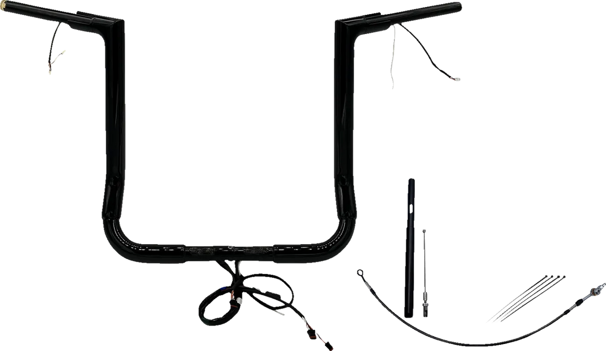 EZ Install Wired 1-1/2" Flat Top Handlebar Kit - Electra, Street & Tri Glide 2021-2022