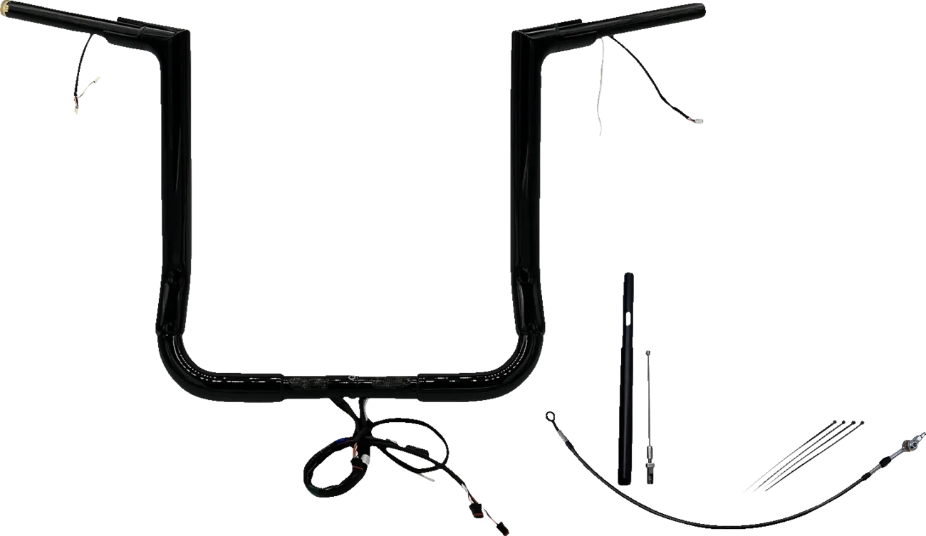 EZ Install Wired 1-1/2" Flat Top Handlebar Kit - Electra, Street & Tri Glide 2021-2022