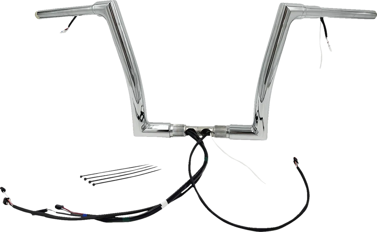 EZ Install Wired 1-1/2" Flat Top Handlebar Kit - Road Glide & CVO 2015